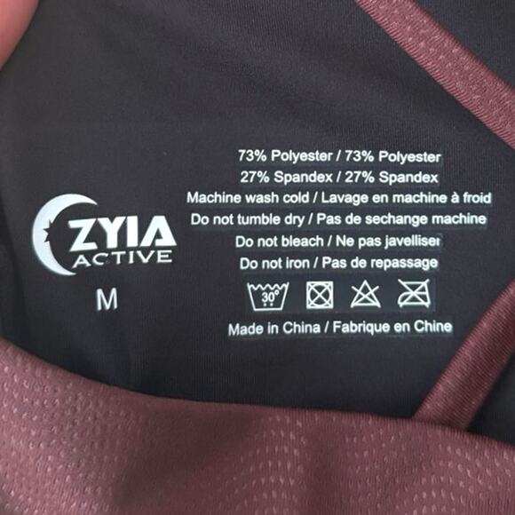 Zyia Strappy Sports Bra Light n Tight Fig Vibration Medium - Picture 6 of 6